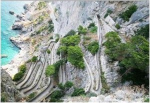Los senderos Krupp, Capri, Italia (imagen de la red)