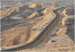 Carretera de la montaña Jebel Hafeet, Al Ain, Emiratos Árabes Unidos (imagen de la red)